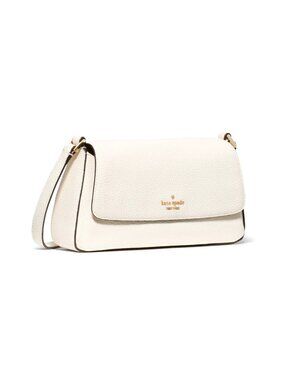 New Kate Spade Sutton Mini Crossbody Bag Pebble Leather Cashew Milk